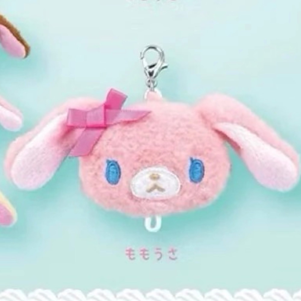 扭蛋 三麗鷗 蜜糖邦尼 大頭毛絨吊飾 👨🏾‍🍳🥅-規格圖1