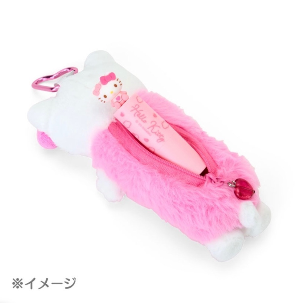 三麗鷗 平成風系列 口紅小物包掛飾 凱蒂 美樂蒂 花小兔 🥖📹-細節圖2