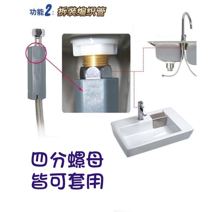 【馬桶維修工具】生活管家▲馬桶進水器維修工具 四分螺母套筒-細節圖4