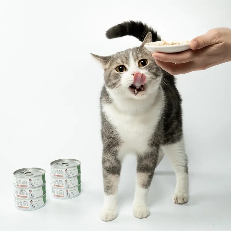 嬌寵醫生｜寵貓鮮 貓咪低磷護腎無膠主食罐 (白玉蝸牛+豬肉/雞肉/鮭魚/鮪魚) 80g/罐 x24-細節圖3