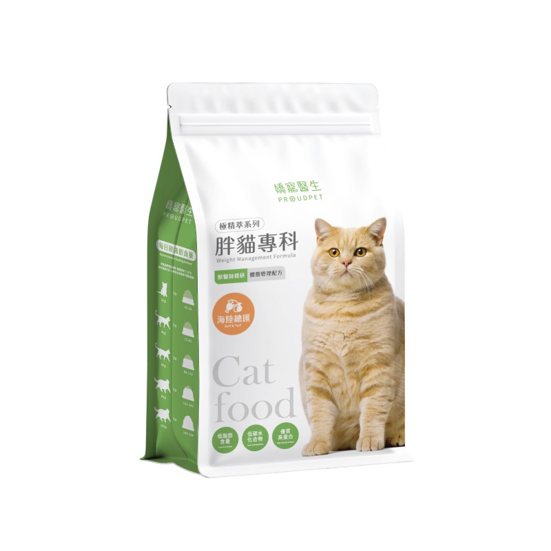 【嬌寵醫生】極精萃｜胖貓專科 體態管理機能糧1.8kg-細節圖2