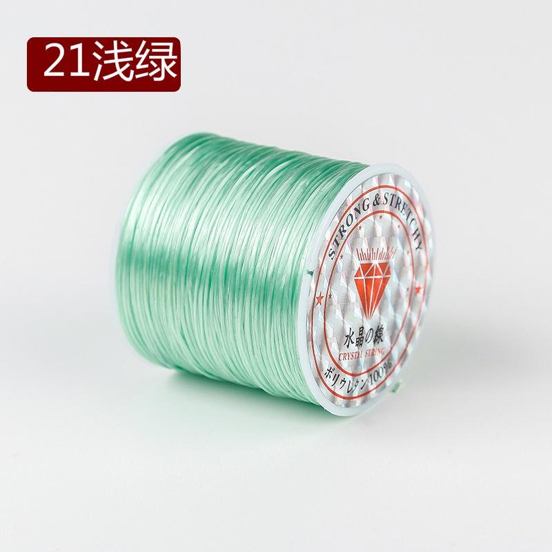 宏雲Hongyun-HC-【 1個價】 彈力線白色扁形水晶線佛珠松緊線手工編織手鏈串珠線彈力繩子-細節圖5