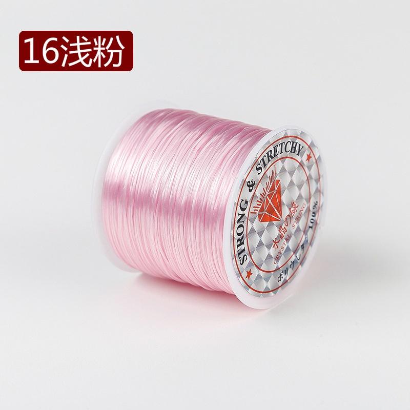 宏雲Hongyun-HC-【 1個價】 彈力線白色扁形水晶線佛珠松緊線手工編織手鏈串珠線彈力繩子-細節圖6