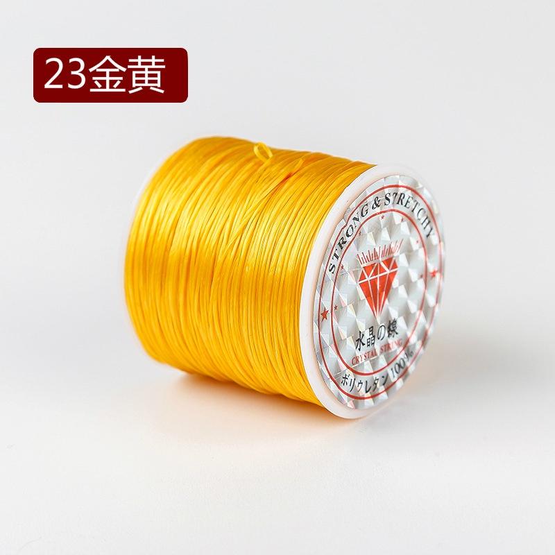 宏雲Hongyun-HC-【 1個價】 彈力線白色扁形水晶線佛珠松緊線手工編織手鏈串珠線彈力繩子-細節圖7