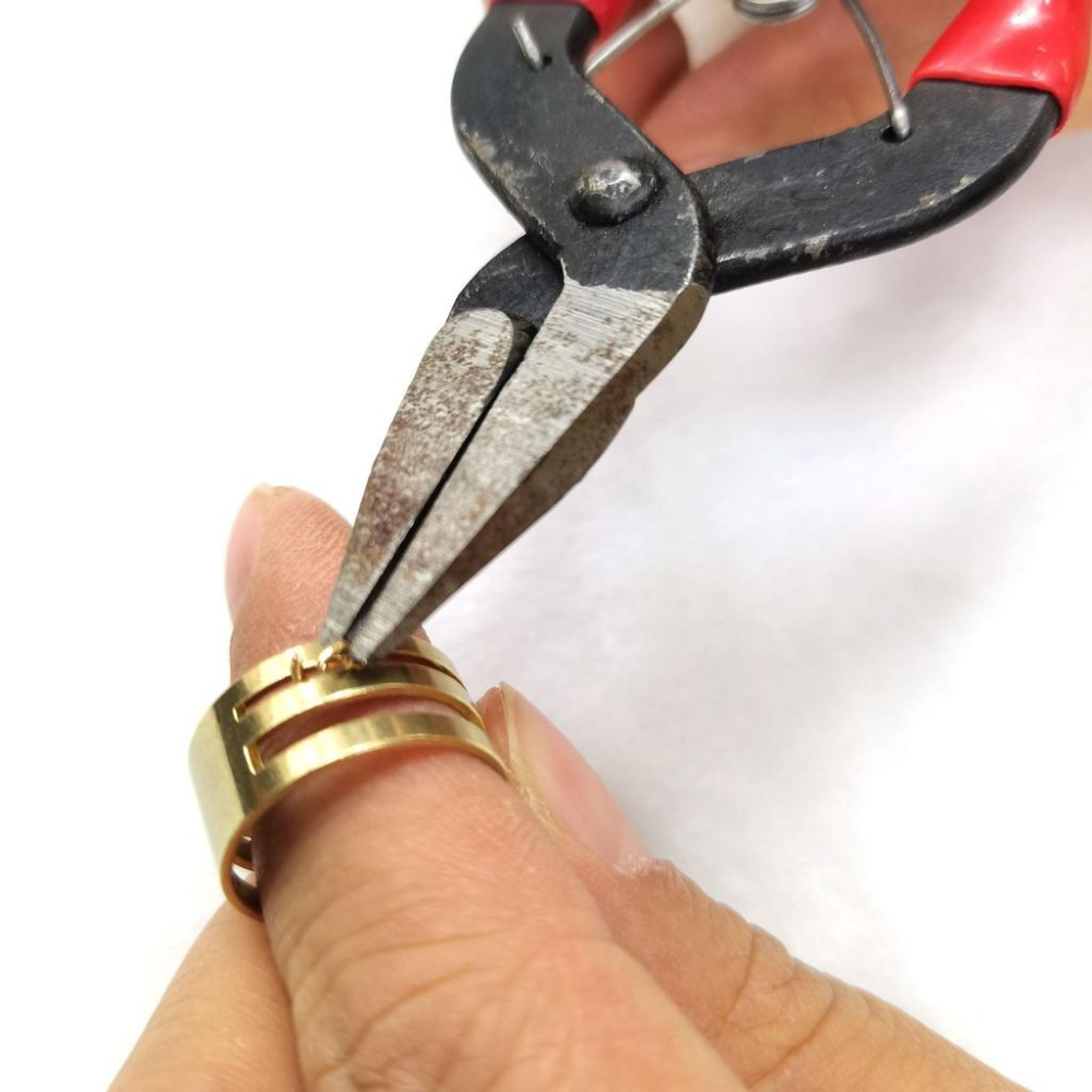 宏雲Hongyun-HC-【 1pcs價】 diy飾品配件 手工戒開圈戒指 串珠手工戒指配件 銅材料飾品工具-細節圖6