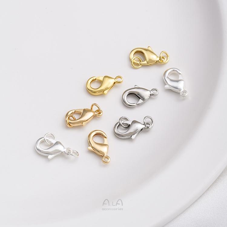 宏雲Hongyun-Ala－－－ 保色高品質14K包金配件龍蝦扣手鍊項鍊連接彈簧扣diy手工飾品材料-細節圖3