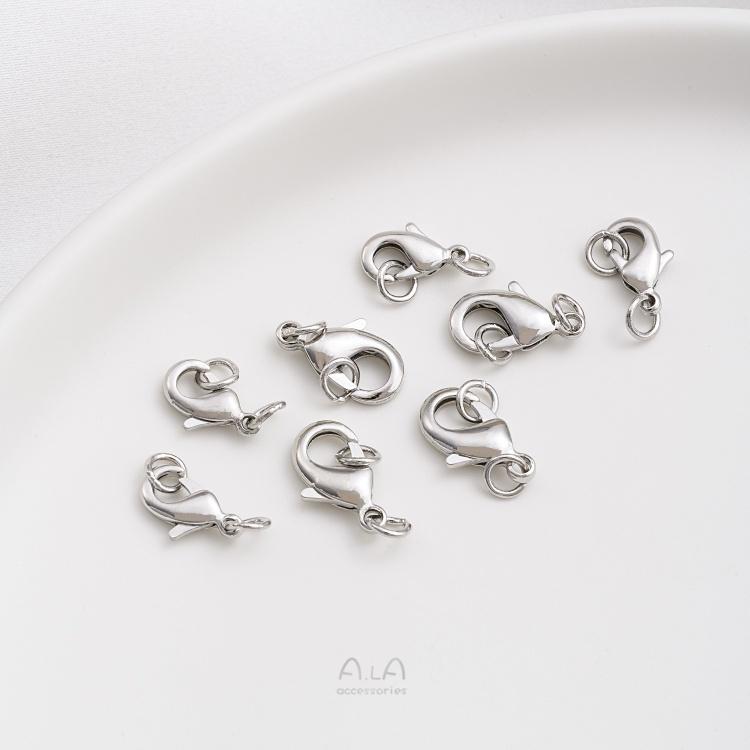 宏雲Hongyun-Ala－－－ 保色高品質14K包金配件龍蝦扣手鍊項鍊連接彈簧扣diy手工飾品材料-細節圖6