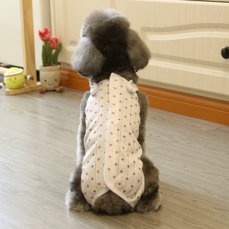 ♡【 L35 預購 】 基礎款條紋/碎花/點點包肚衣包肚背心-細節圖5