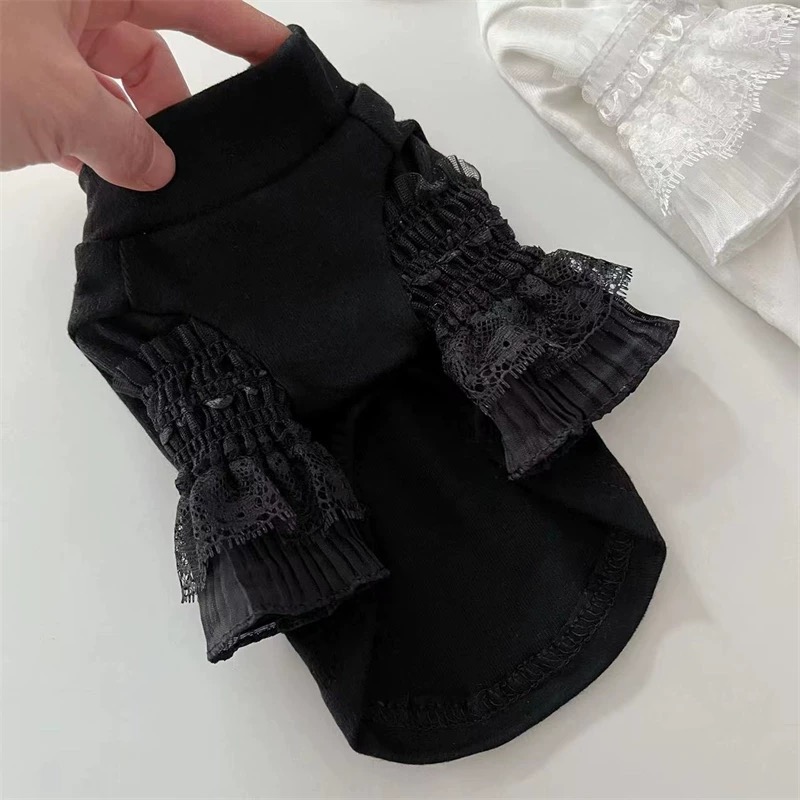 ♡【 J21 預購 】小公主蕾絲手袖打底衣-細節圖2