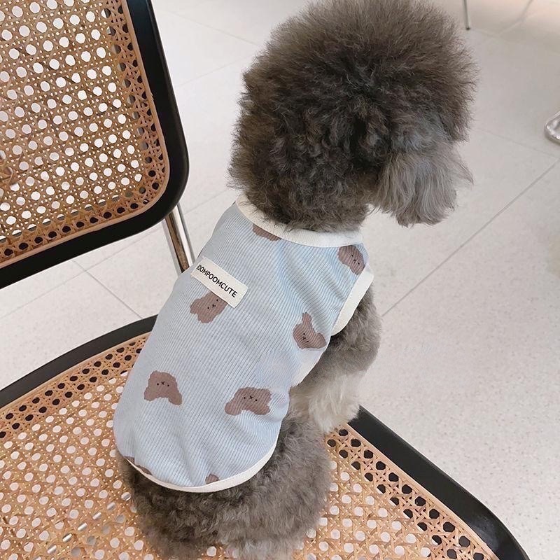 ♡【C06 預購】滿版可愛小狗印花背心 狗狗背心 貓咪背心 貓狗背心 寵物夏季 夏日背心 寵物服飾-細節圖2