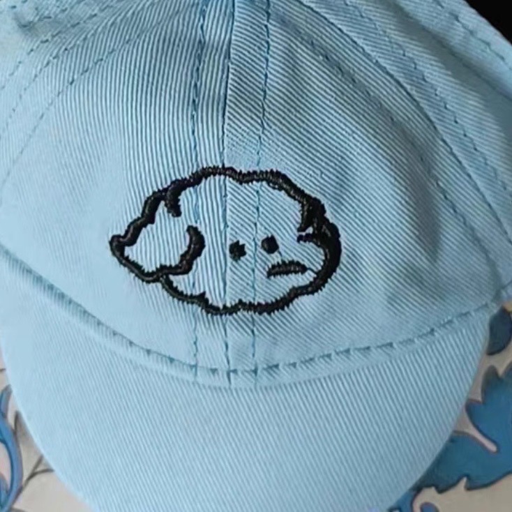 ♡【 D20 現貨+預購 】親子款 刺繡小狗圖案棒球帽 小狗款＆大人款-細節圖3