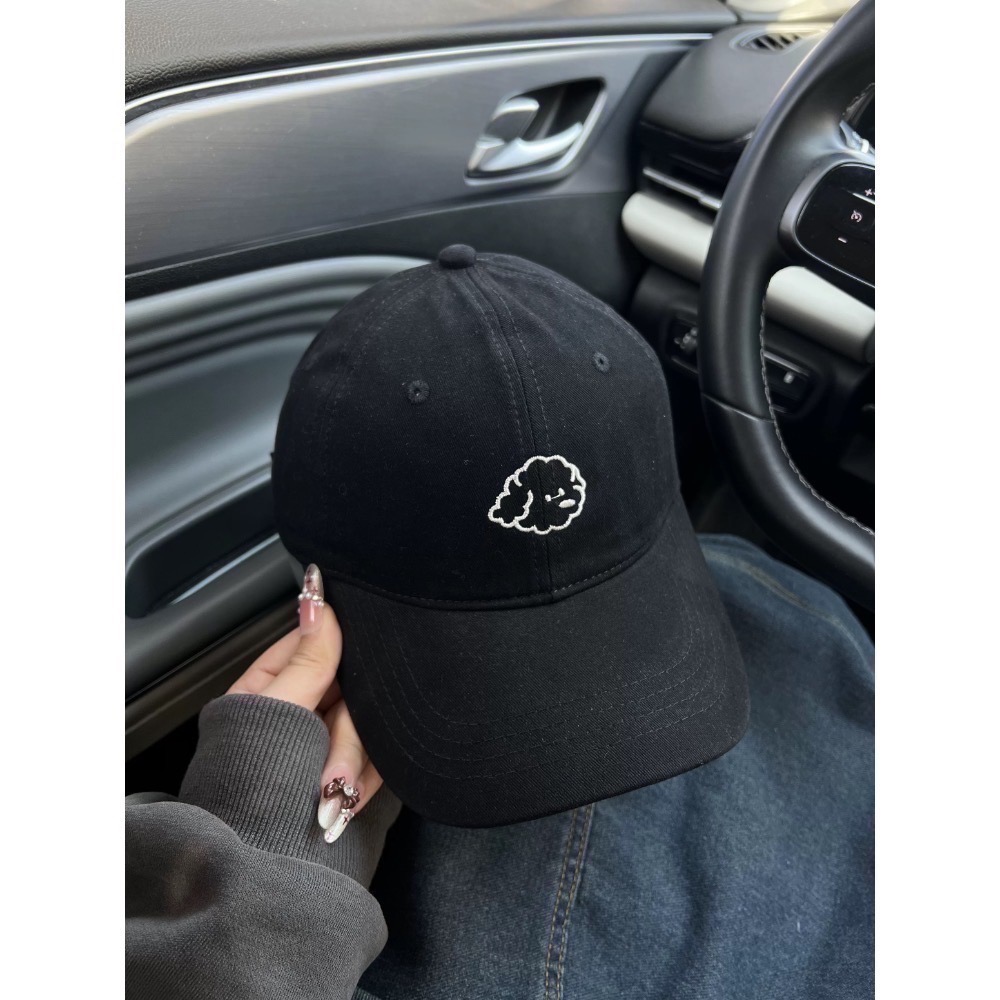 ♡【 D20 現貨+預購 】親子款 刺繡小狗圖案棒球帽 小狗款＆大人款-細節圖6