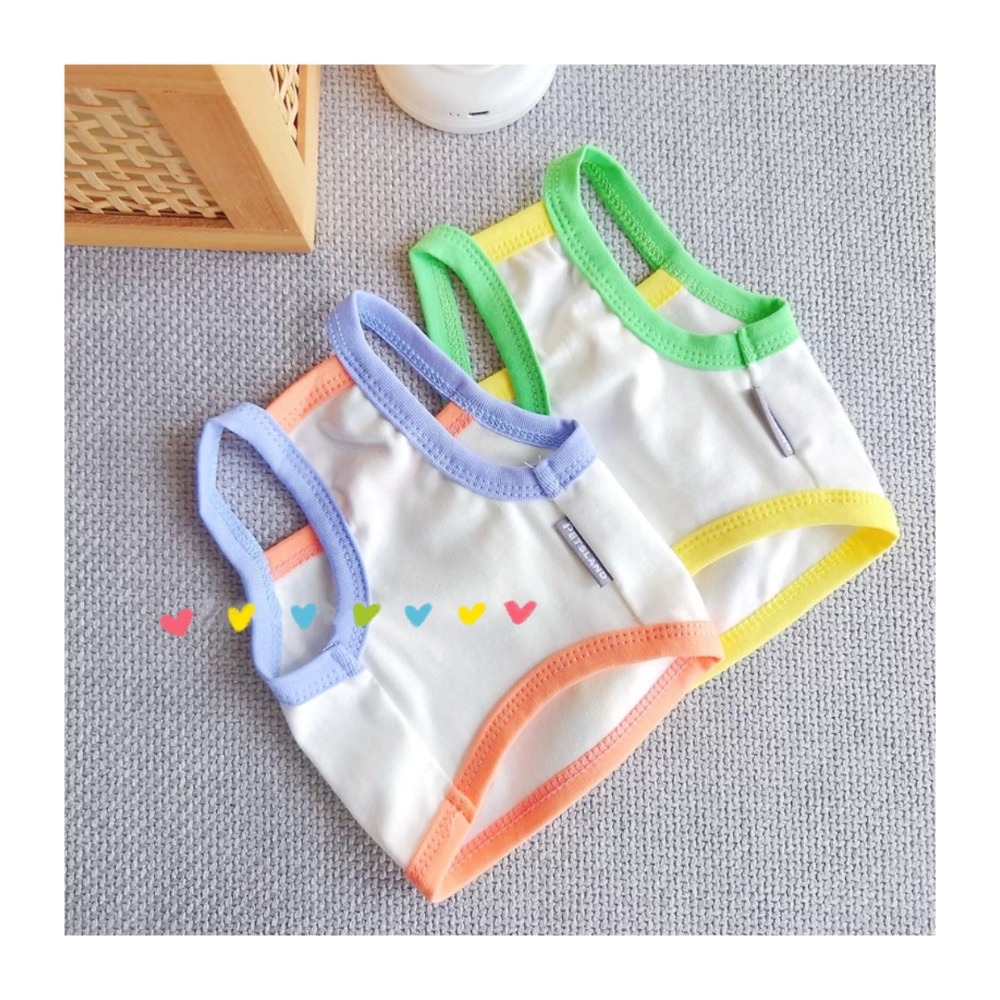 ♡【F26 預購】純棉繽紛字母印花標籤背心 夏季背心 寵物背心 貓咪防掉毛背心 貓咪背心 狗狗夏天-細節圖2