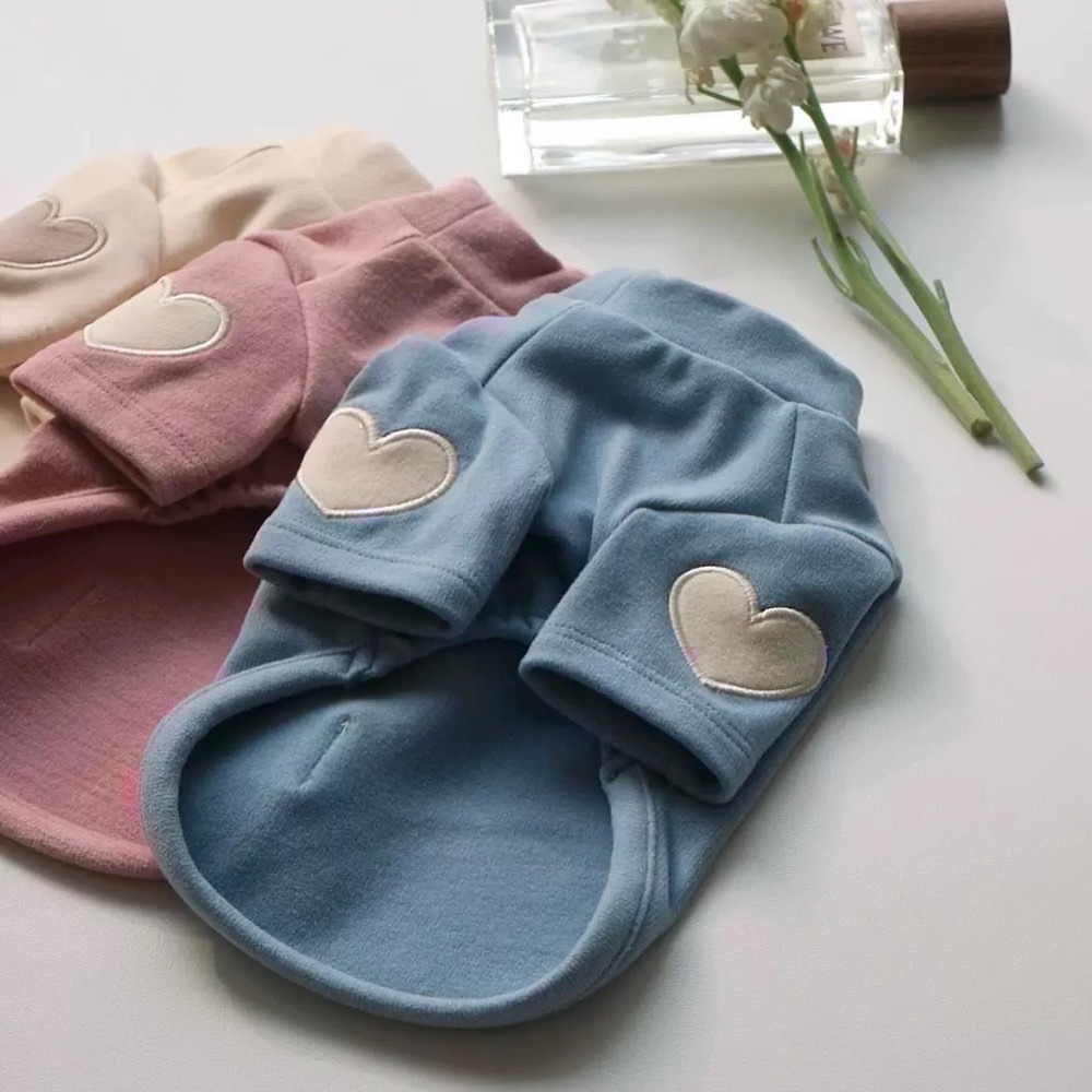 ♡【 G44 預購 】超柔軟閉眼入 熱銷破300件.ᐟ.ᐟ.ᐟ 愛心刺繡絨高領多色打底衣-細節圖3