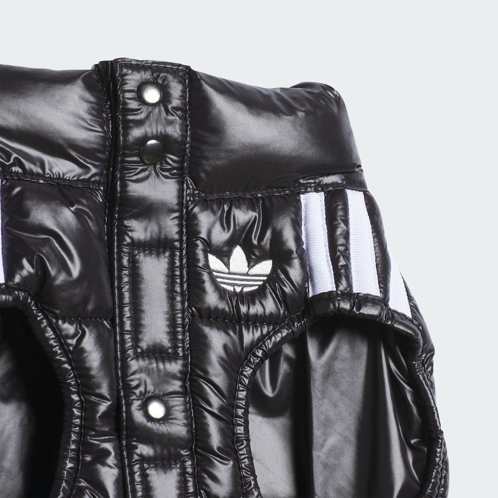 【預購】快速到貨⚡️ adidas originals 愛迪達加厚保暖復古亮面背心-細節圖7