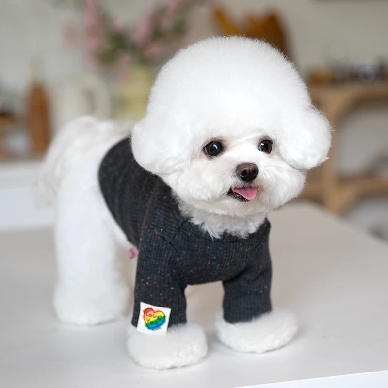 ♡【H18 預購 】混彩毛針織毛衣牛仔裙套裝（可拆售）-細節圖2