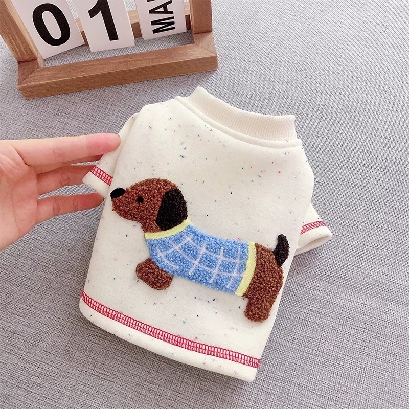 ♡【H22 預購 】 彩點臘腸毛線溫暖針織毛衣-細節圖3