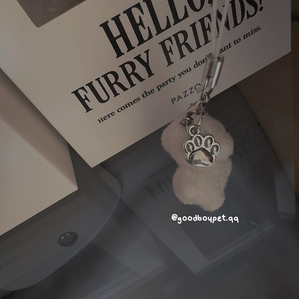 ~~無法抗拒~~白色🤍可愛植絨小狗 ♡⃛⋆⁺ —— 吊飾系列-細節圖5