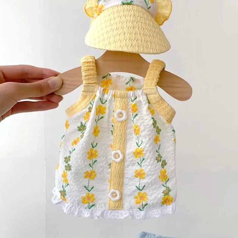 ♡【 L56 預購 】  夏日小花釦背心-細節圖2