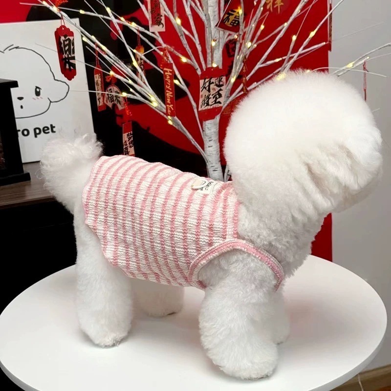 ♡【 L91 預購 】 Hello Baby條紋背心 可牽繩-細節圖2