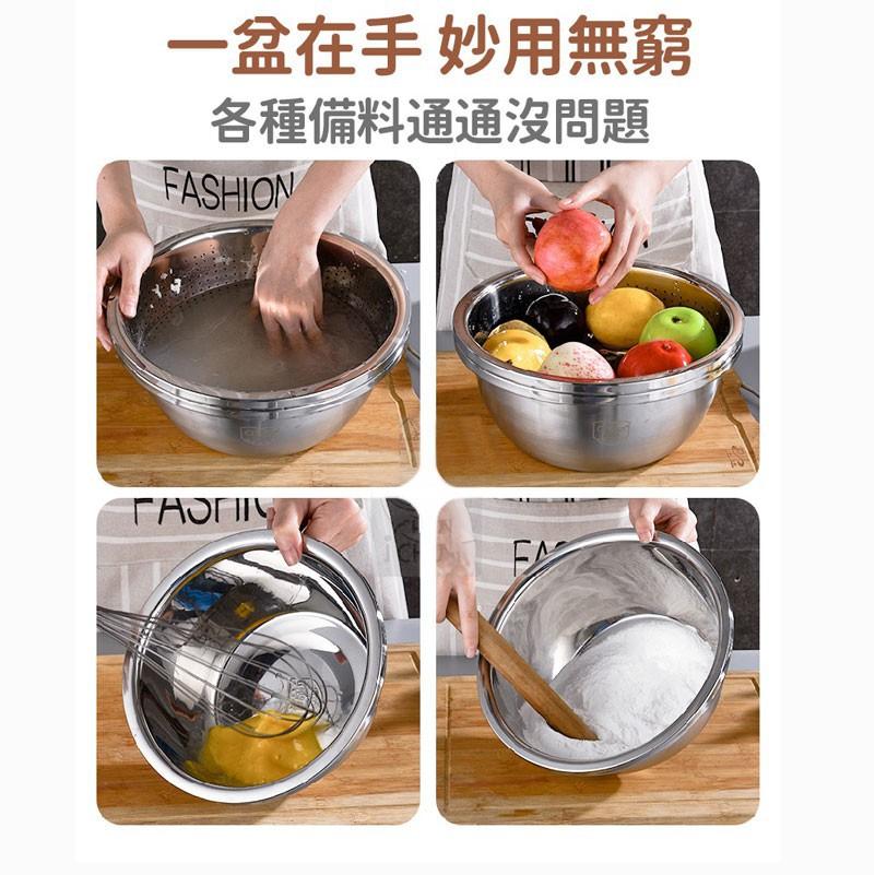 304不鏽鋼多功能刨絲鍋三件式料理瀝水盆 洗米/刨絲/瀝水.三合一 28cm-細節圖3