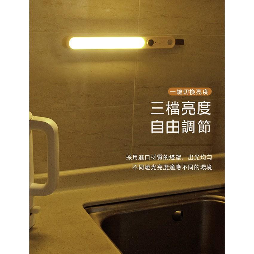利百代 USB充電 雙模式智能人體感應LED燈 磁吸式LED感應燈 櫥櫃燈 床頭燈 裝飾燈 露營小夜燈 展示燈走廊燈-細節圖8