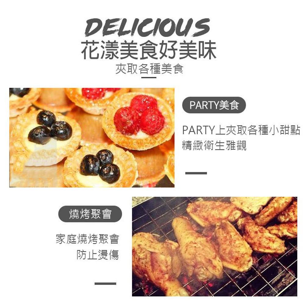 韓式不鏽鋼料理夾 防滑防燙廚房料理夾  面包夾 麵包夾 食物夾 萬用夾 烤肉夾 夾子-細節圖3