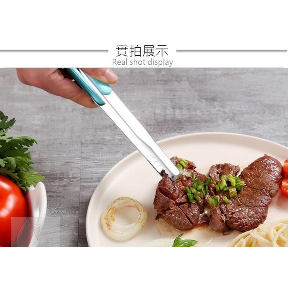 韓式不鏽鋼料理夾 防滑防燙廚房料理夾  面包夾 麵包夾 食物夾 萬用夾 烤肉夾 夾子-細節圖6