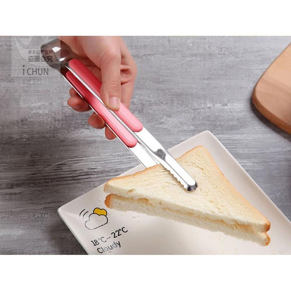 韓式不鏽鋼料理夾 防滑防燙廚房料理夾  面包夾 麵包夾 食物夾 萬用夾 烤肉夾 夾子-細節圖7