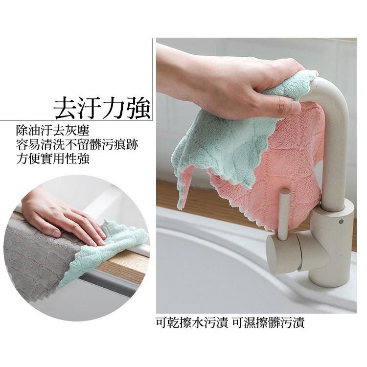雙層珊瑚絨抹布 吸水力超強 珊瑚絨 吸水抹布 廚房毛巾 洗碗布 擦地板抹布 雙層加厚-細節圖4