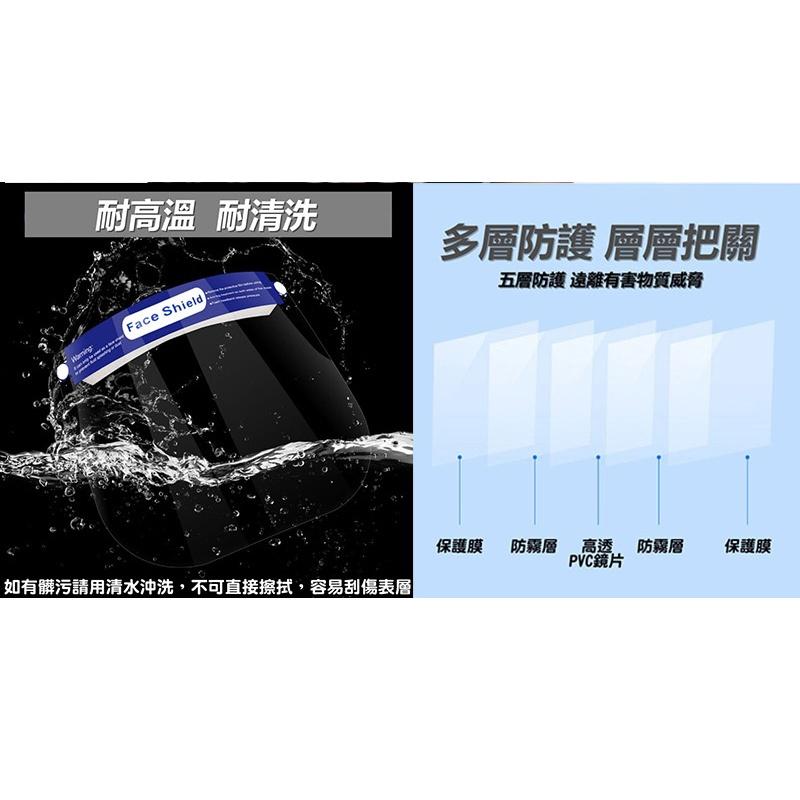 全臉防飛沫噴濺防護面罩 現貨商品 防護面罩 透明面屏罩 防灰塵 防濺罩防油口沫 防護遮罩 飛沫唾沫防護罩 防止飛沫-細節圖6