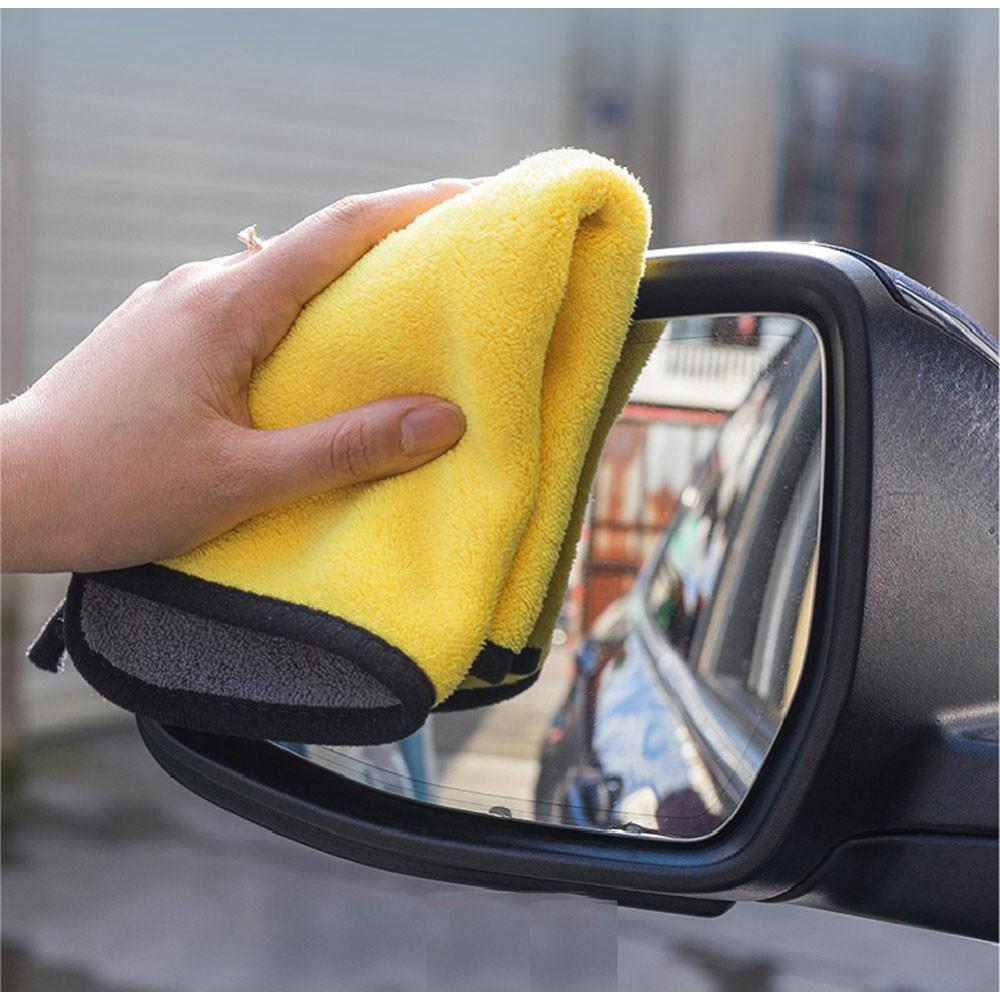 4折特價品 超吸水毛巾 汽車洗車毛巾 加厚超細纖維不掉毛抹布 加厚雙面珊瑚絨擦車巾 30*30-細節圖6