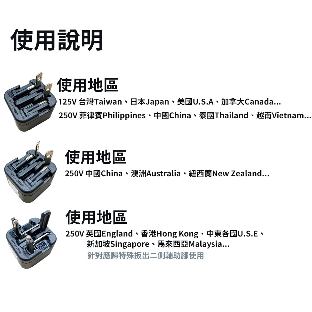 利百代全球通用型旅行轉接頭  萬能轉接頭 萬國轉接器 旅行插座 全球通 日韓歐美英新馬 通用 現貨-細節圖5