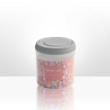 安酷生活 一鍵搞定全防漏萬用密封罐 250ml 台灣現貨 奶粉盒 按壓式密封罐 儲物罐 分裝罐 雙色任選-規格圖2