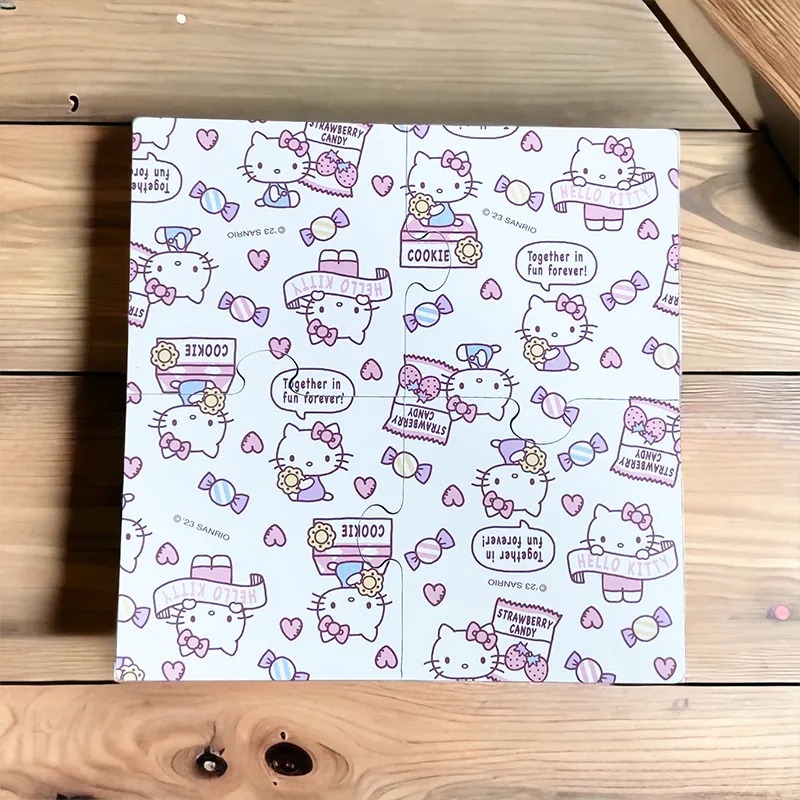 Hello Kitty KT 拼圖杯墊組 二款任選 送禮自用皆宜-細節圖2