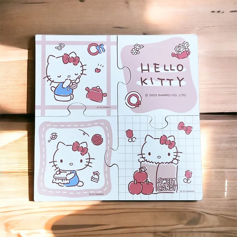 Hello Kitty KT 拼圖杯墊組 二款任選 送禮自用皆宜-細節圖3