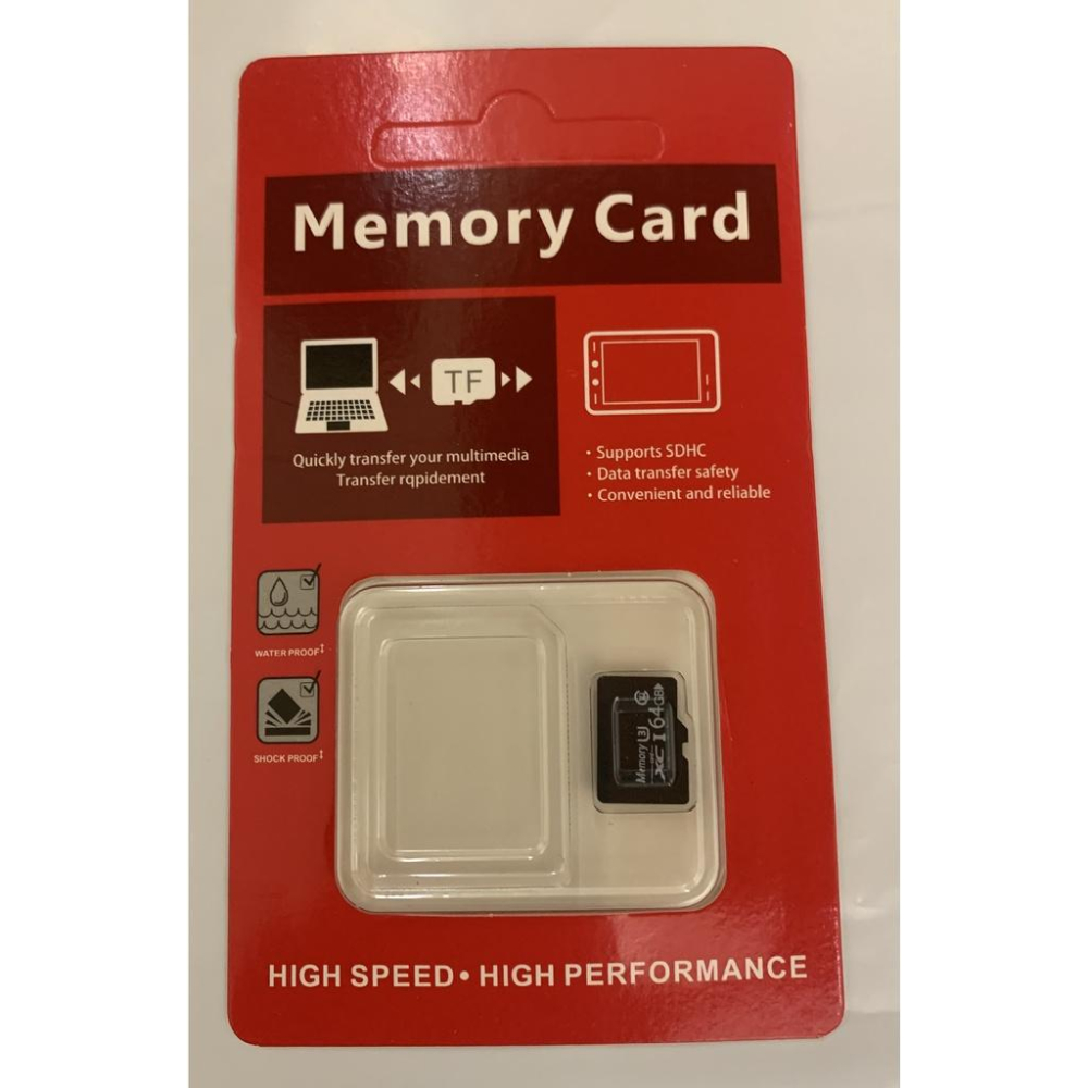 64G 32G 16G TF MicroSD U3C10 高速記憶卡 行車紀錄器 手機記憶卡【HOUSETALL】-細節圖5