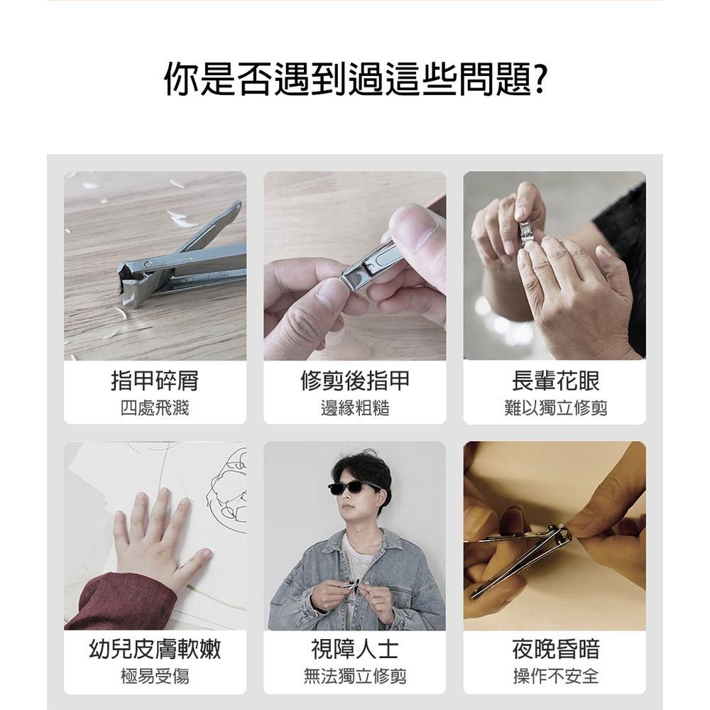 【台灣現貨出貨】小米 Seemagic 電動指甲刀 電動指甲剪 電動修剪 修甲 指甲剪 磨甲刀 美甲 老人指甲刀 防飛濺-細節圖4