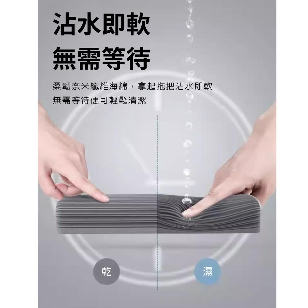 小米有品 藍小魚 180° 膠棉拖把 專用 膠棉頭 拖把膠棉頭 LXY-01-1 不含拖把主體 ⁂-細節圖7