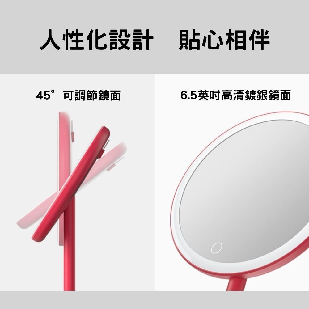 <台灣現貨>DOCO 日光小白鏡 LED 化妝鏡 美妝鏡  日光鏡-細節圖6
