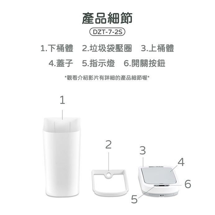 美國 NINESTARS 納仕達 感應垃圾桶 智能垃圾桶 7L 9L-細節圖9