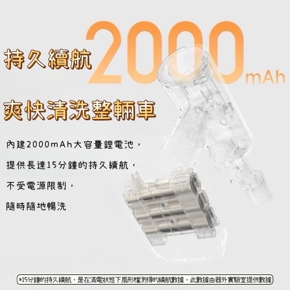 米家無線洗車機2 洗車水槍 洗車槍 大容量鋰電池 小米洗車機2 強力高壓水槍 大量容洗車機 汽車機車用洗車機-細節圖6