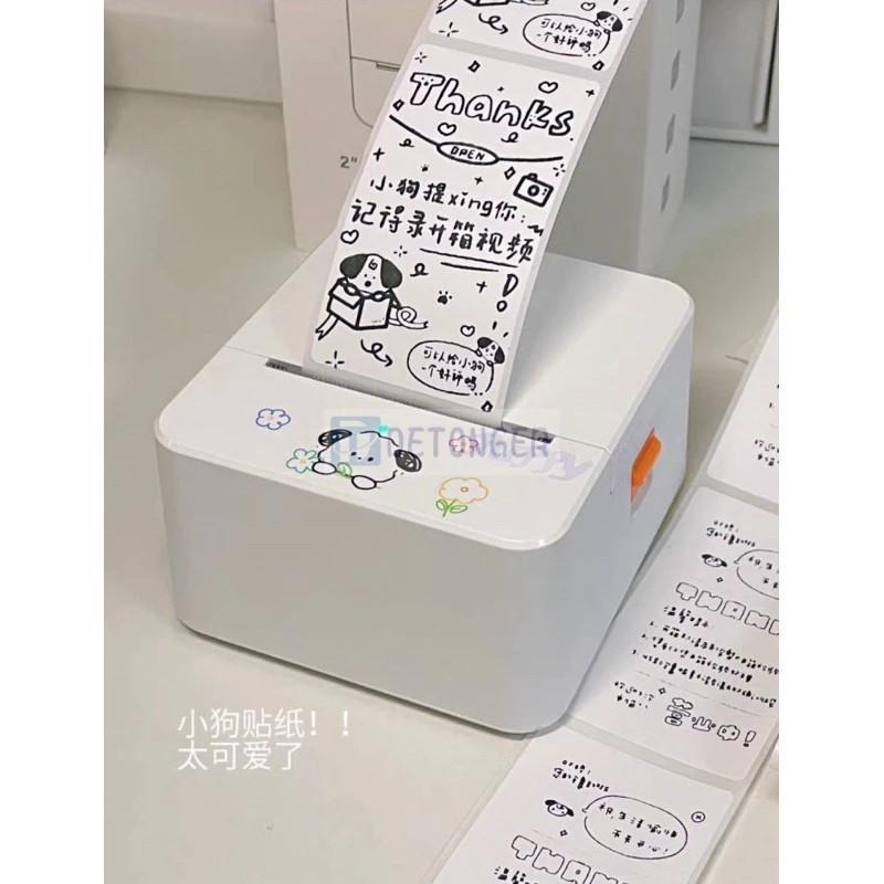 台灣總代理公司貨 德佟DETONGER  P1 可攜帶式無墨打印機  迷你印標機  熱感應標籤-細節圖4