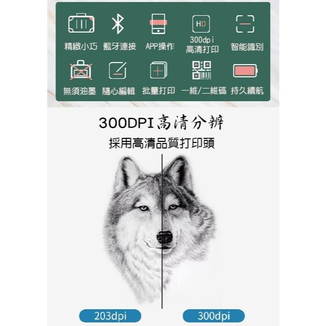 台灣總代理公司貨 德佟DETONGER  P1 可攜帶式無墨打印機  迷你印標機  熱感應標籤-細節圖6