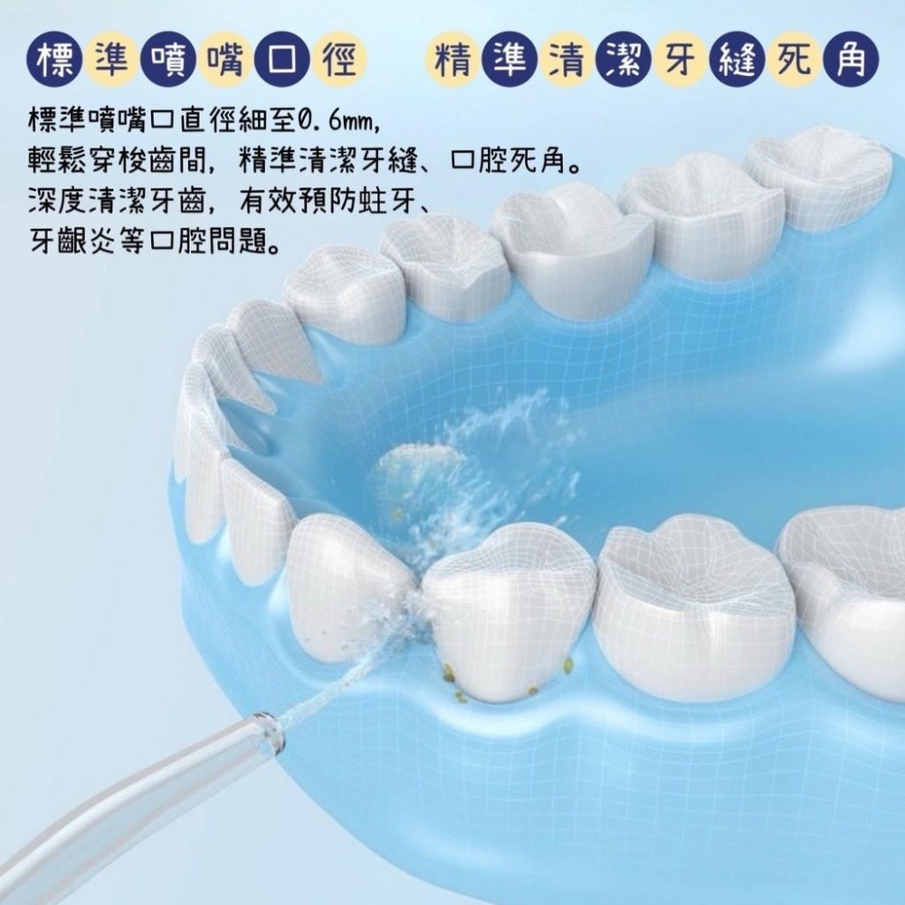 【現貨】 小米有品 小米電動沖牙器 沖牙神器 便攜式沖牙機 沖牙器 潔牙 電動沖牙器 米家 潔牙器-細節圖4