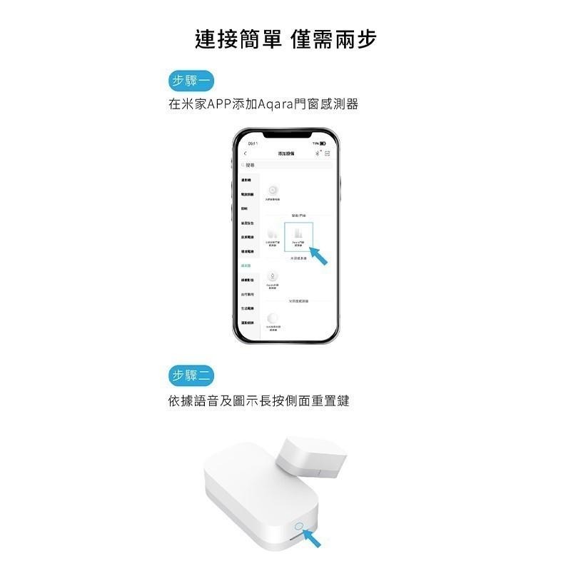 【現貨出貨】Aqara門窗傳感器 需搭Aqara網關或小米米家智能多模網關 智能聯動 ZigBee 感應器 門窗感應器-細節圖7