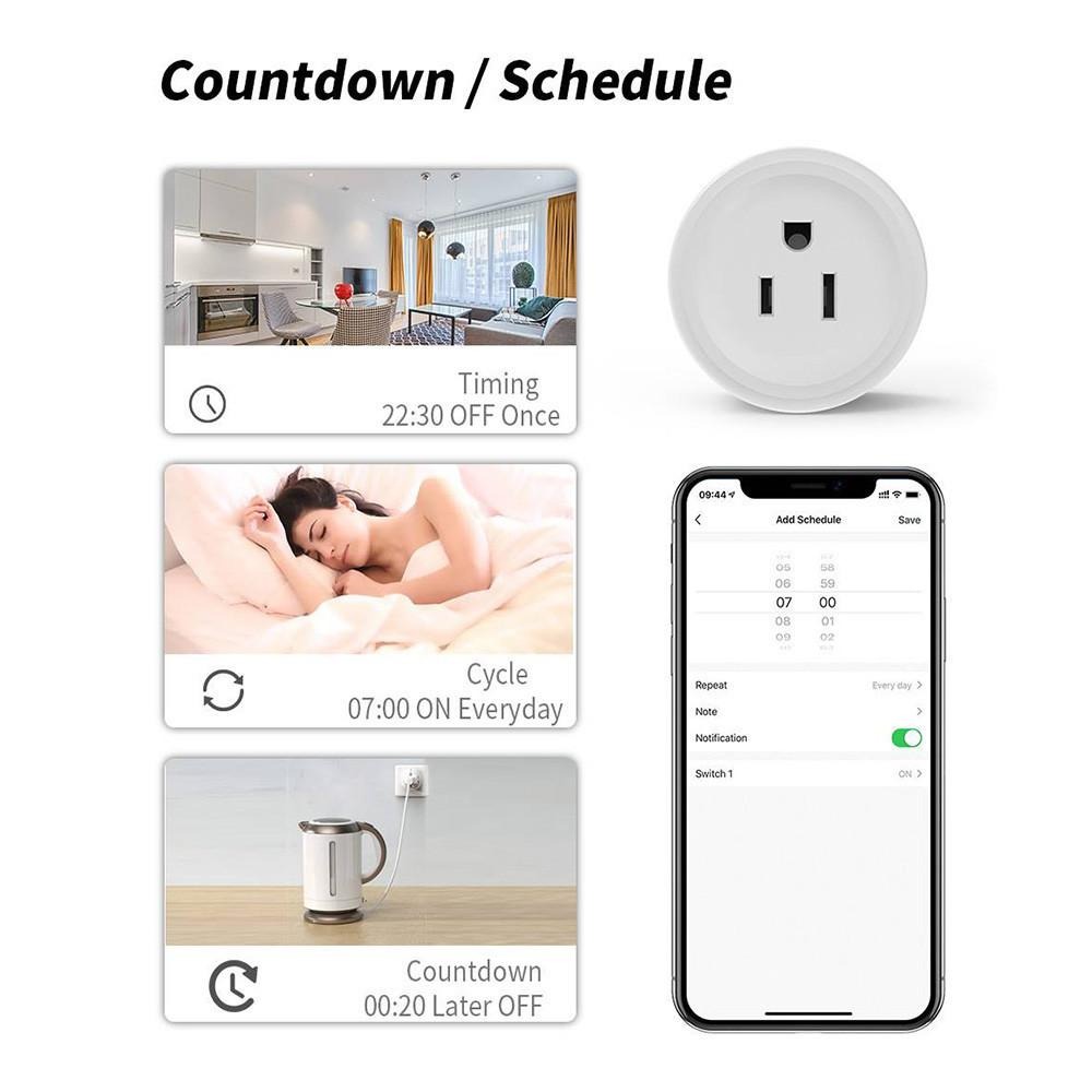 HomeKit智能插頭 電量計量 WiFi插座 定時開關  Siri語音控制無需網關 Cozylife APP遠程控制-細節圖2