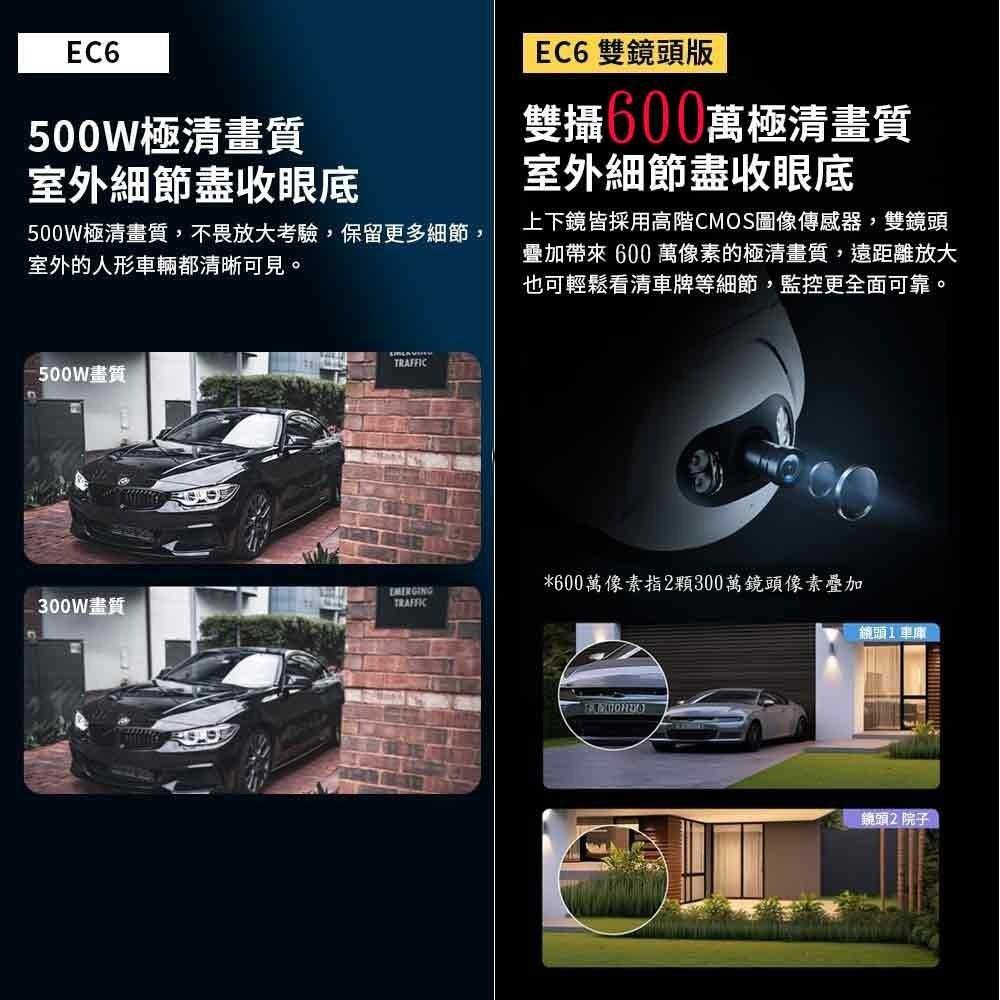 小米 小白 智能戶外攝像機 EC6 智能全彩 國際版 戶外監視器 500萬像素 WIFI6 防塵 防水 耐高溫 現貨出貨-細節圖7