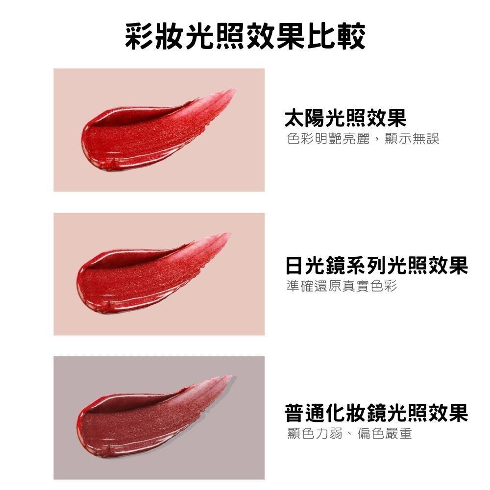 <台灣現貨>DOCO 日光小白鏡 LED 化妝鏡 美妝鏡 化妝鏡 日光鏡-細節圖4