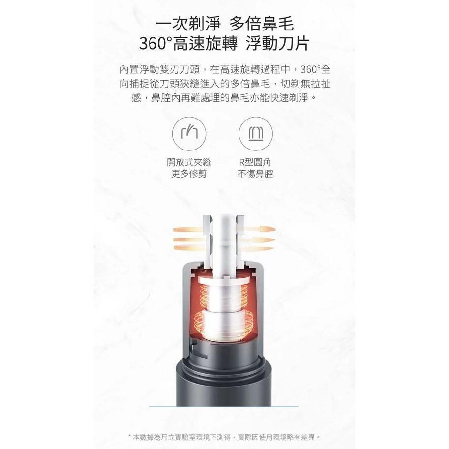 小適鼻毛修剪器 電動  女用鼻毛剃毛刀  小米 自動剃鼻毛 鼻毛修剪器 鼻毛刀 水洗鼻毛剪 雙刃刀片 分離式機身-細節圖2